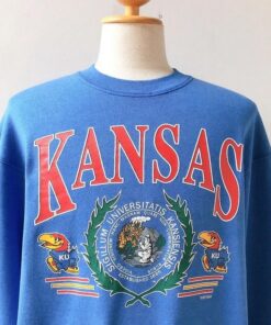 Vintage 90s Kansas University Jayhawks Sweatshirt, Vintage 90s Shirt, Gift for Her, Gift for Her
