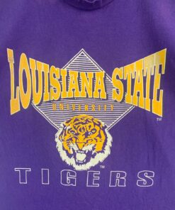 Vintage 90s Louisiana State University Tigers NCAA Basketball Team T.Shirt