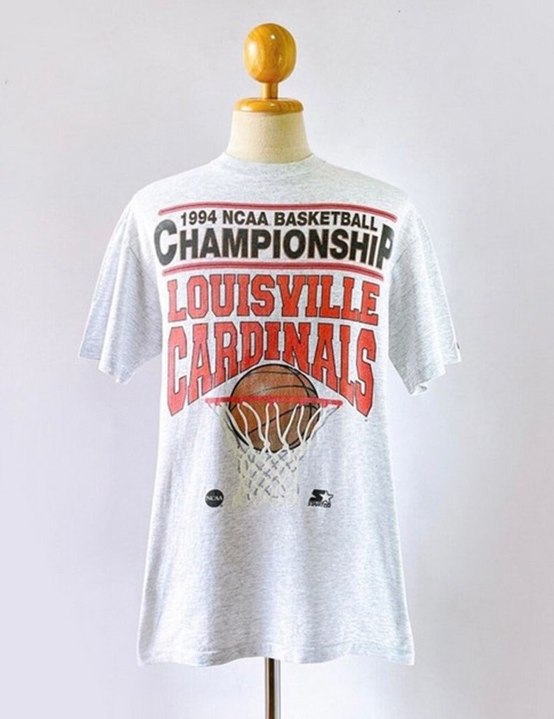 Vintage 90s Louisville Cardinals NCAA Basketball T-Shirt, Vintage 90s Sweatshirt, Gift For Her, Gift For Him
