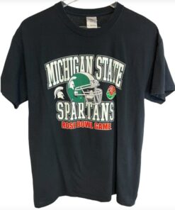 Vintage 90’s Michigan State Spartans Rose Bowl Shirt, Michigan State Spartans Shirt
