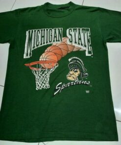 Vintage 90’s Michigan State Spartans Shirt, NCAA Michigan State Spartans Sweatshirt, Michigan State Spartans Shirt