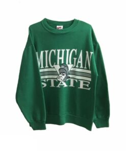 Vintage 90’s Michigan State Spartans Sweatshirt, Michigan State Spartans Football Sweatshirt, Michigan State Spartans Shirt