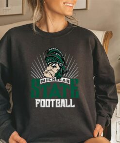 Vintage 90s Michigan State Sweatshirt, Michigan State Sweatshirt Hoodie Shirt