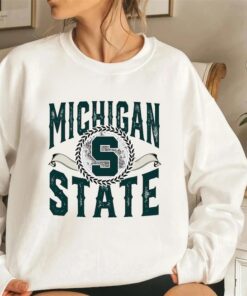 Vintage 90s Michigan State Sweatshirt, Michigan university Hoodie Shirt