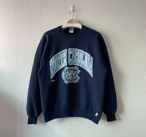 Vintage 90s North Carolina Tar Heels Crewneck Sweatshirt, Vintage Shirt, T shirt, Hoodie