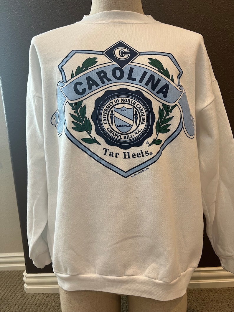 Vintage 90's North Carolina University Tarheels Crewneck Sweatshirt