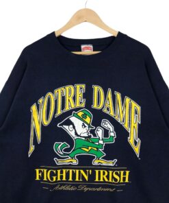 Vintage 90’s Nutmeg Notre Dame University Crewneck Sweatshirt