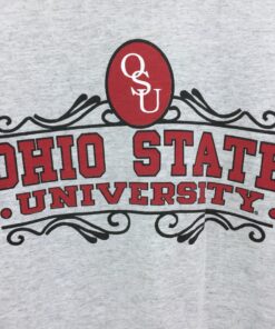 Vintage 90's Ohio State University T-shirt Big Logo OSU Columbus Signal Sports Single Stitch University Shirt Buckeyes NCAA