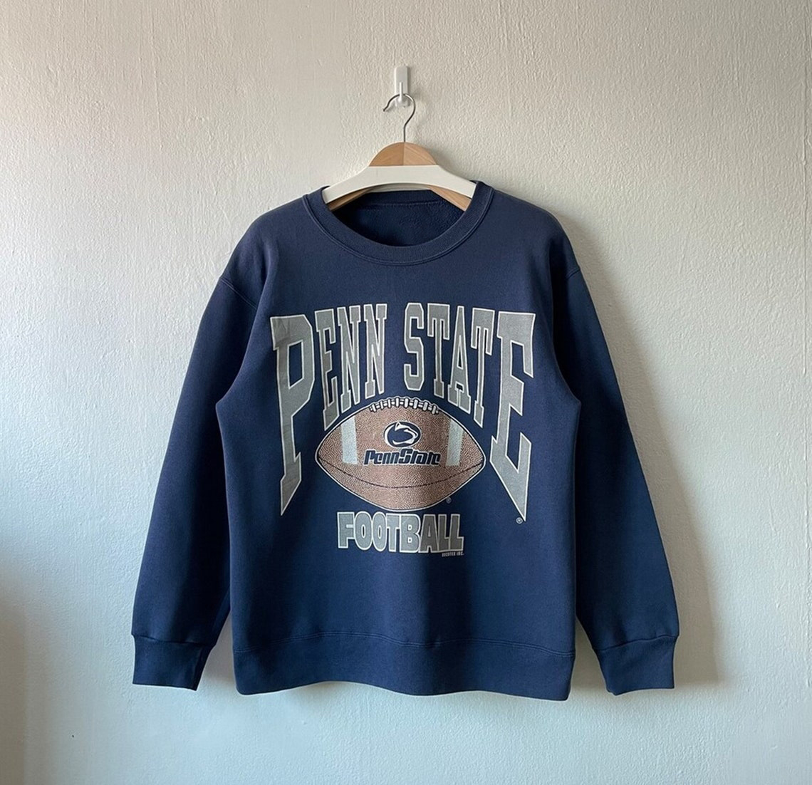 Vintage 90s Penn State University Football Crewneck Sweatshirt Shirt Hoodie