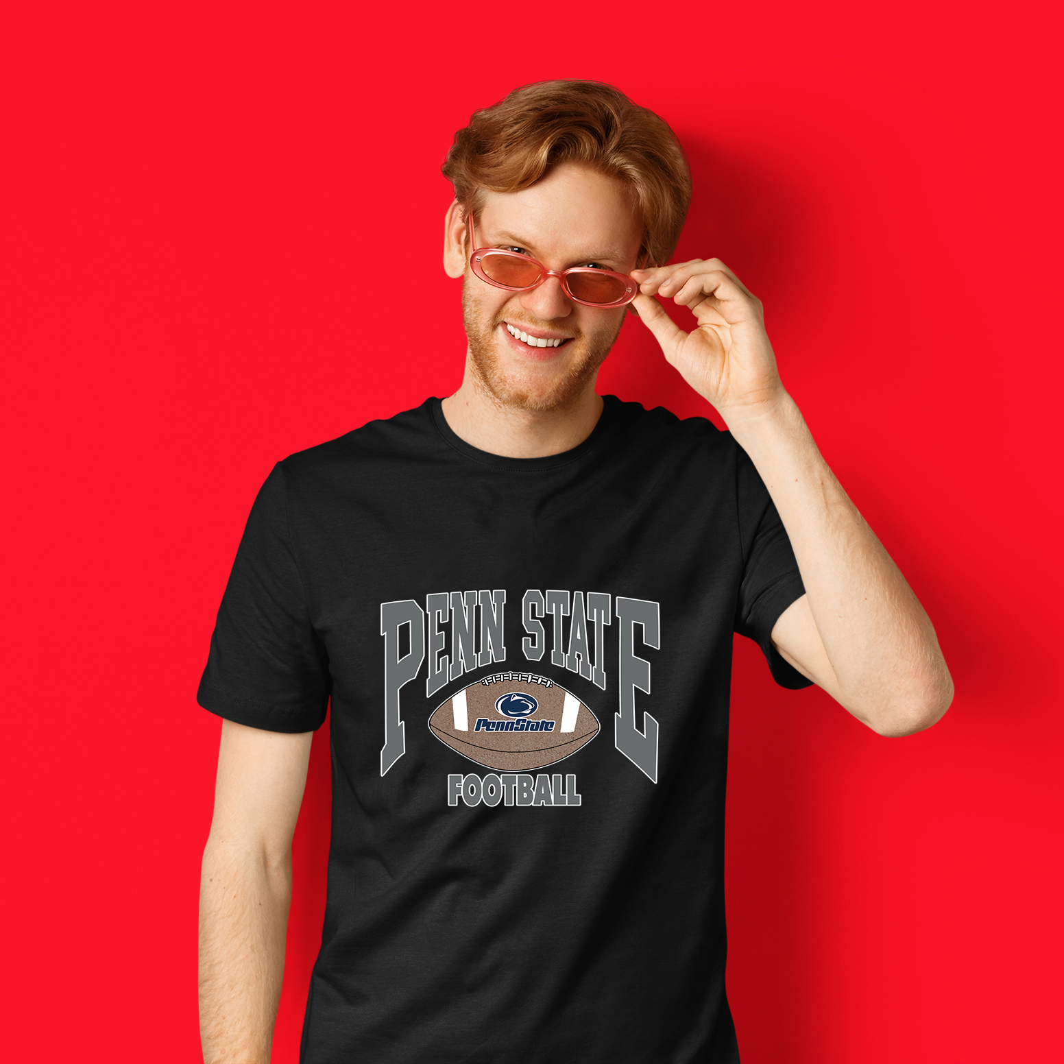 Vintage 90s Penn State University Football Crewneck Sweatshirt Shirt Hoodie - Image 3