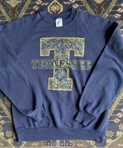 Vintage 90s Raglan Tennessee Paisley Sweatshirt Crewneck Vols Reprinted