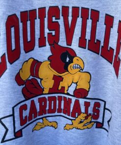 Vintage 90s Russell Athletic Louisville Cardinals Distressed Sweatshirt