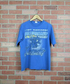 Vintage 90’s Starter National Kentucky Basketball 1996 National Crew Neck White Shirt Logo T shirt Men Women