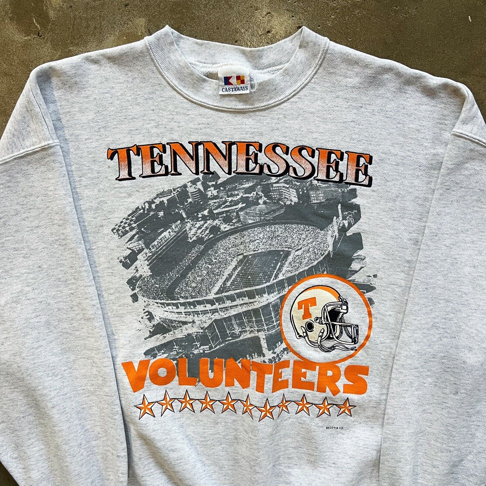 Vintage 90s Tennessee Volunteers Sweatshirt Fits Mens College Football Hoodie