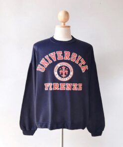 Vintage 90s University Florence, Universita Firenze Sweatshirt, Vintage Shirt, T shirt, Hoodie