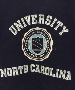 Vintage 90s University North Carolina Crewneck Sweatshirt Big Logo Spell Out Sweatshirt