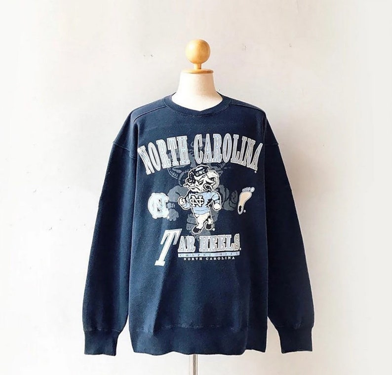 Vintage 90s University North Carolina Sweatshirt, Vintage 90s Shirt, Gift For Her, Gift For Him