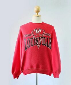 Vintage 90s University Of Louisville Cardinals Sweatshirt, Vintage 90s T-Shirt, Gift For Her, Gift For Him