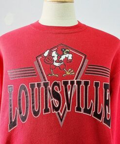 Vintage 90s University Of Louisville Cardinals Sweatshirt, Vintage 90s T-Shirt, Gift For Her, Gift For Him