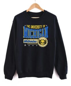 Vintage 90s University Of Michigan Wolverine Sweatshirt Hoodie Shirt, Gift for Him, Gift for Her