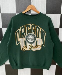 Vintage 90s University Of Oregon Sweatshirt, Big Logo University Of Jumper Oregon Go Ducks Football Shirt