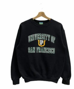Vintage 90s University Of San Francisco Sweatshirt University College Sweater, Vintage Shirt, T shirt, Hoodie