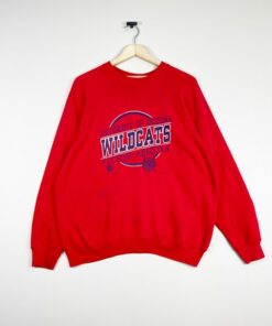 Vintage 90s University Wildcats Graphic Crewneck