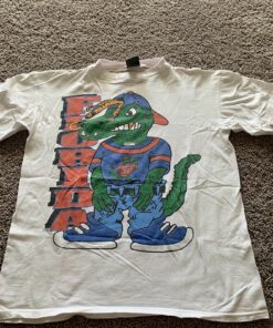 Vintage 90s University of Florida Fighting Gators T Shirt Sweatshirt Hoodie Made In USA