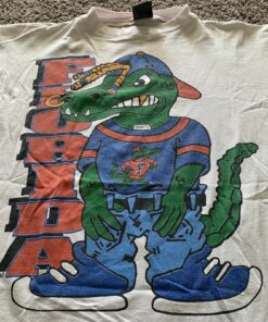 Vintage 90s University of Florida Fighting Gators T Shirt Sweatshirt Hoodie Made In USA