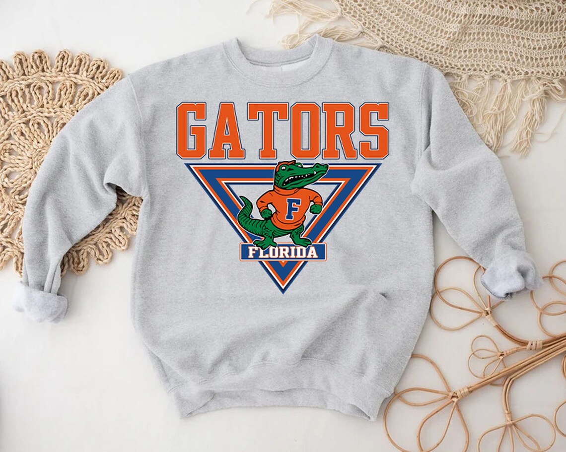 Vintage 90’s University of Florida Gators Crewneck Sweatshirt, Logo Florida Gators Football Team Hoodie