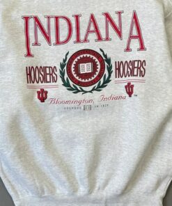 Vintage 90s University of Indiana Hoosiers Crewneck Sweatshirt, Indiana Hoosiers Shirt, Indiana Hoosiers Hoodie, Gift For her, Gift For Him