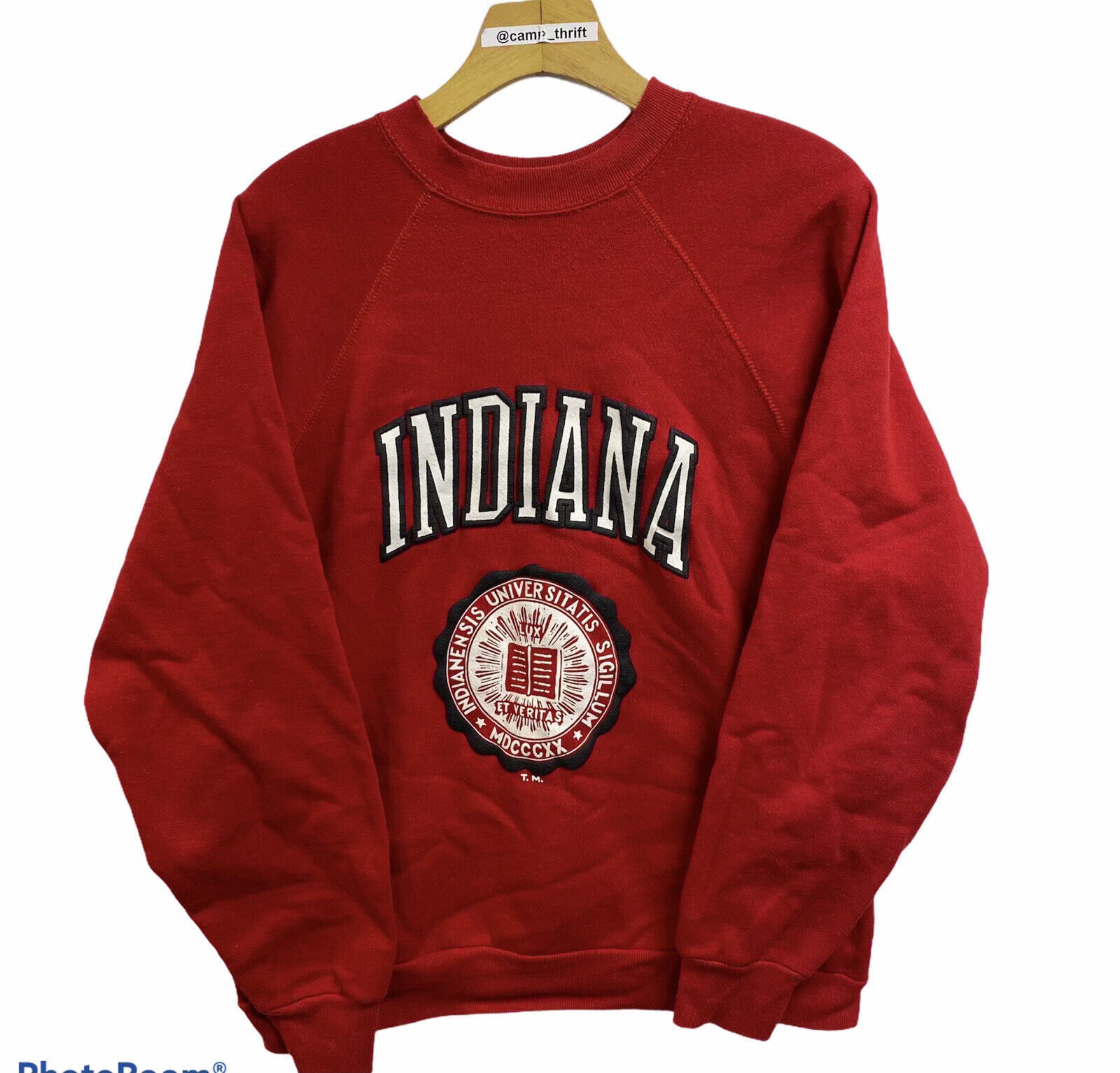 Vintage 90s University of Indiana Hoosiers Crewneck Sweatshirt, Indiana University Football Hoodie T-Shirt Football Fan Shirt