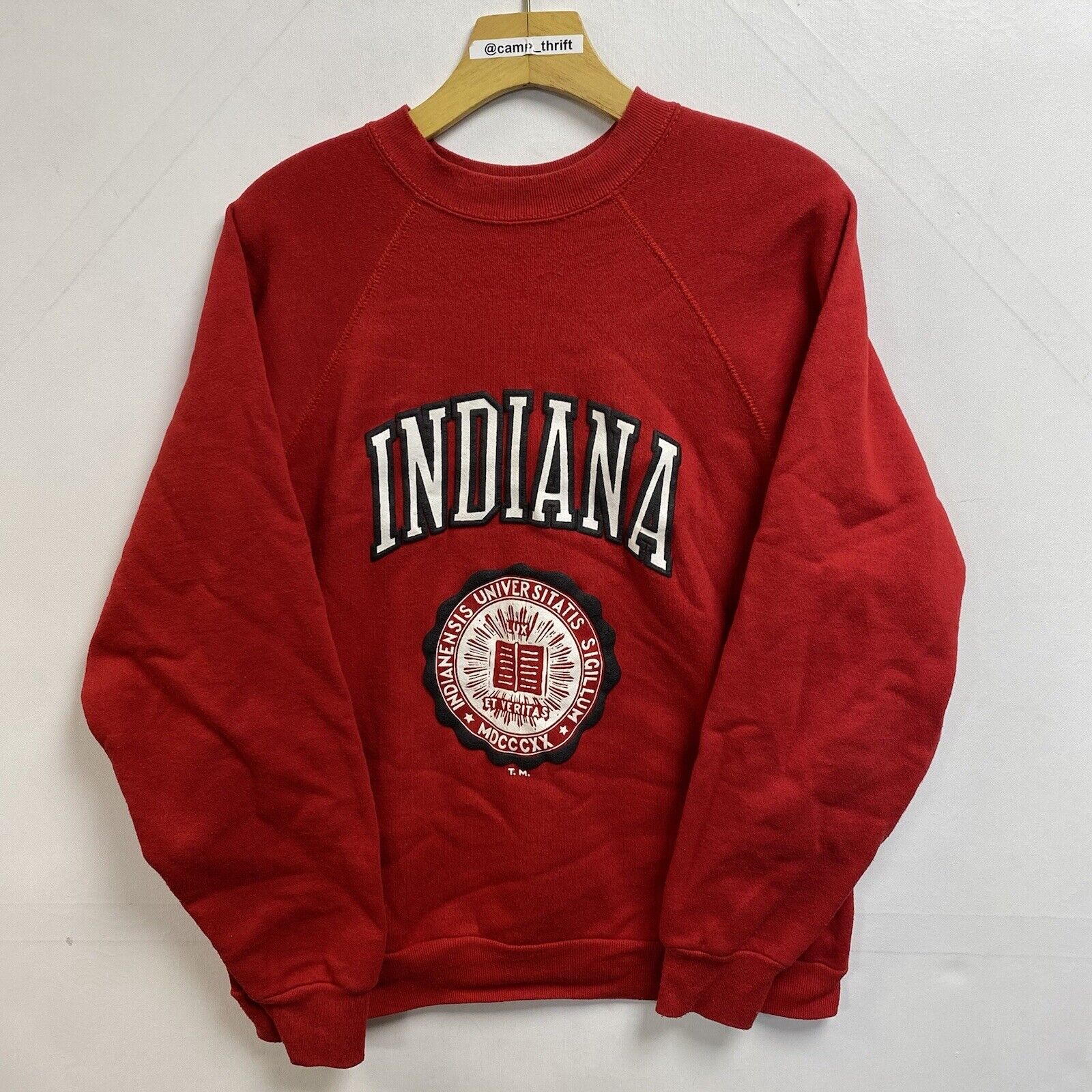 Vintage 90s University of Indiana Hoosiers Crewneck Sweatshirt, Indiana University Football Hoodie T-Shirt Football Fan Shirt