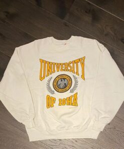 Vintage 90s University of Iowa Sweatshirt, Vintage 90s Shirt, T-shirt, Hoodie