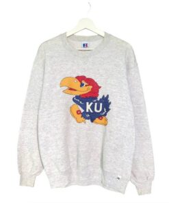 Vintage 90s University of Kansas Crewneck University Kansas Sweatshirt, Vintage Shirt, Gift For Her, Gift For Him