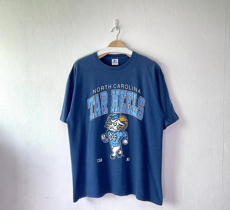 Vintage 90s University of North Carolina Tar Heels Shirt, Vintage Sweatshirt, Hoodie