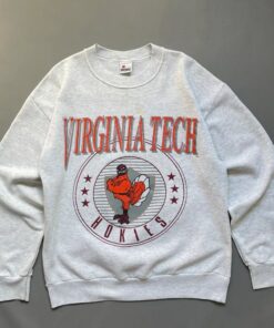 Vintage 90s Virginia Tech Hokies Crewneck sweatshirt, Virginia Tech Sweatshirt, Virginia Shirt Hoodie, Virginia University T Shirt Hoodie