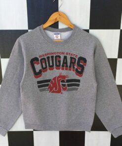 Vintage 90s Washington State Cougars Sweatshirt Jumper Washington State Cougars Crewneck, Vintage Shirt, Shirt, Hoodie