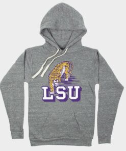 Vintage Block LSU Tigers Hoodie