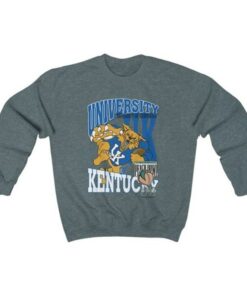 Vintage Blue Kentucky Wildcats Ncaa Sports Hoodie, University Of Kentucky Sweatshirt
