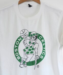 Vintage Boston Celtics Basketball T Shirt Medium
