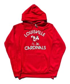 Vintage Champion Louisville Cardinals Hoodie University Football Fan Shirt Gifts for NCAA Fans