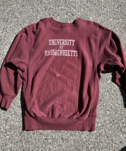 Vintage Champion Reverse Weave University Of Massachusetts Sweatshirt