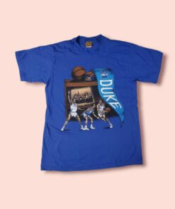 Vintage Duke Blue Devils Basketball Tshirt Gifts For Football fans