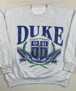 Vintage Duke Blue Devils Nutmeg Sweatshirt Crewneck USA 90s NCAA Shirt