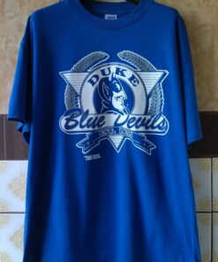 Vintage Duke Blue Devils Tee Shirt Crewneck Sweater