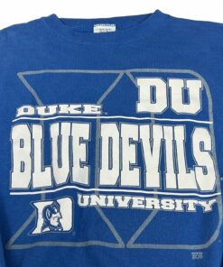 Vintage Duke University Blue Devils Crewneck Pullover Sweatshirt