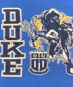 Vintage Duke University Crewneck Sweatshirt Savvy Made USA Size Large L NCAA College Basketball Blue Devils 90s 1990s