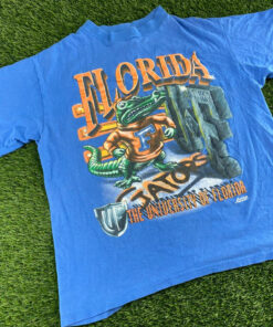Vintage Florida Gators Big Reprint 3D Shirt Crewneck Sweatshirt Hoodie