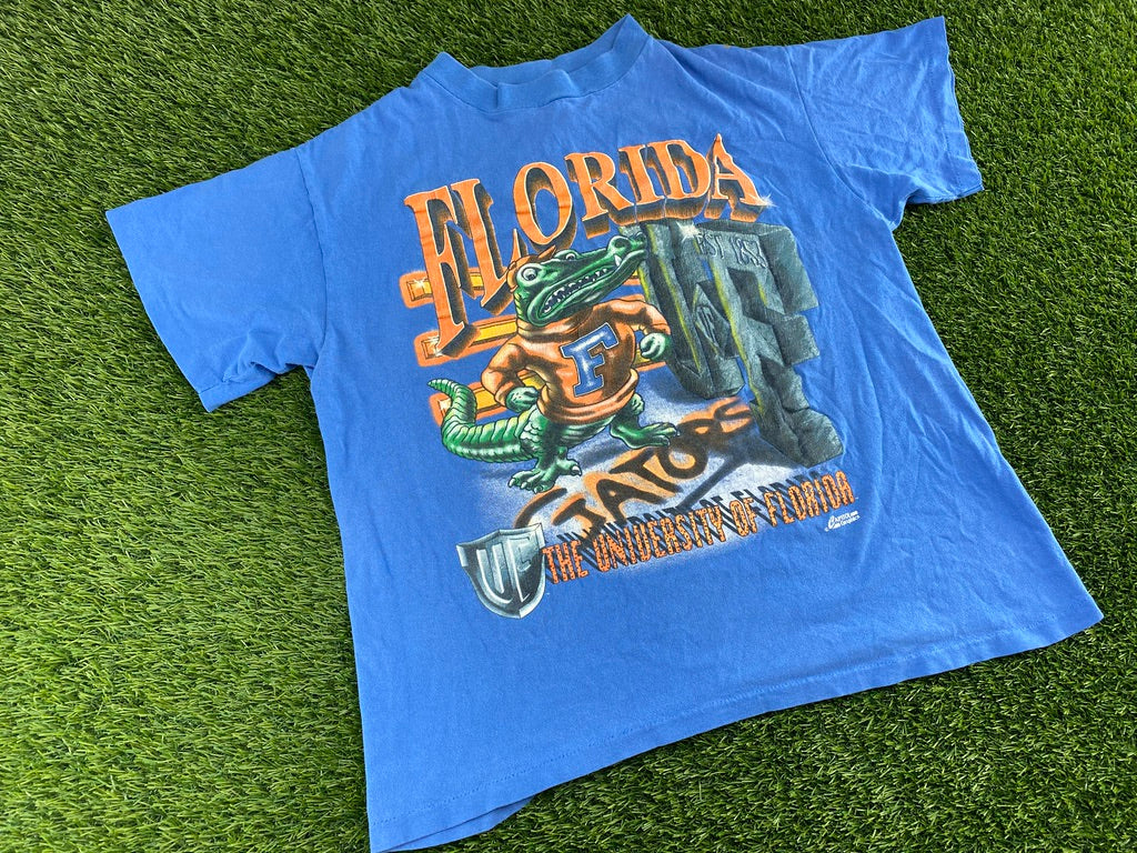 Vintage Florida Gators Big Reprint 3D Shirt Crewneck Sweatshirt Hoodie